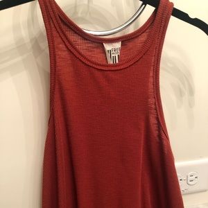Free People Rib Knit Halter Neck tank top